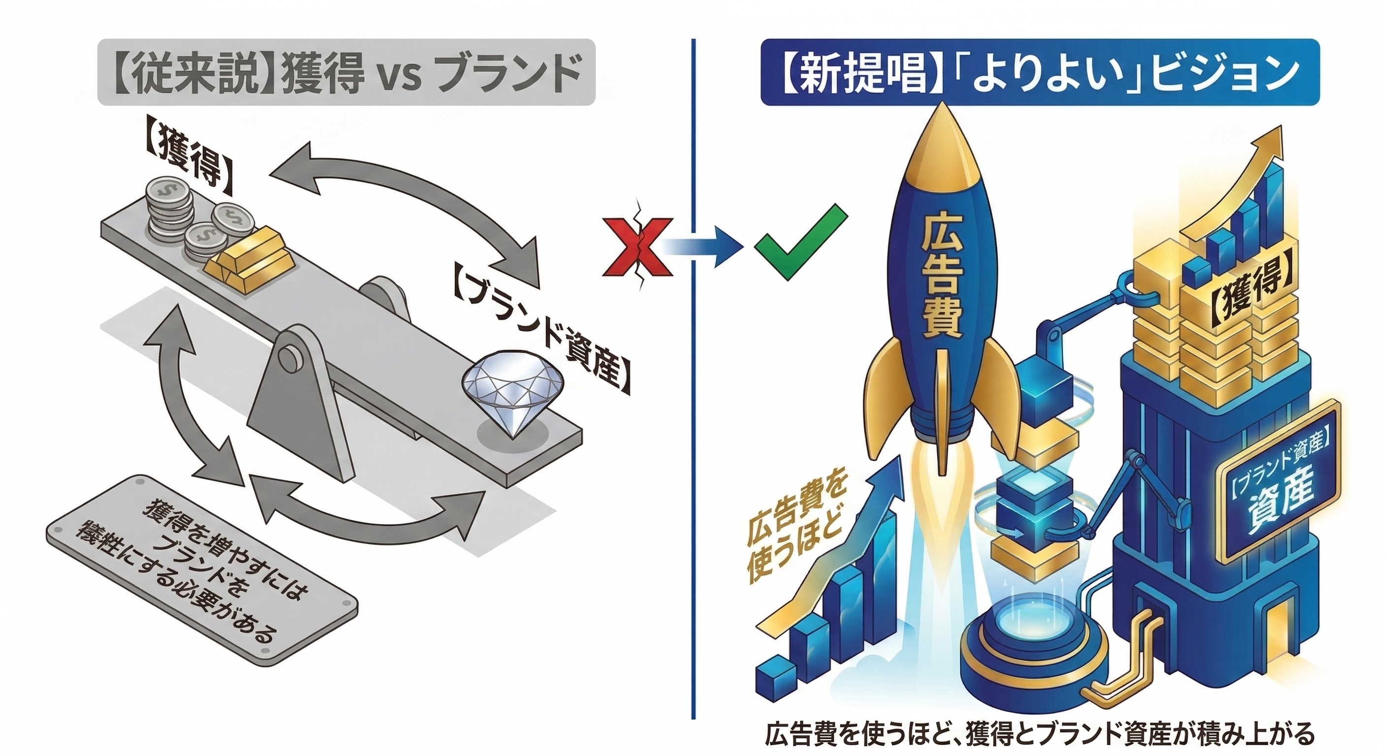 ブランディングと獲得：トレードオフではない図式