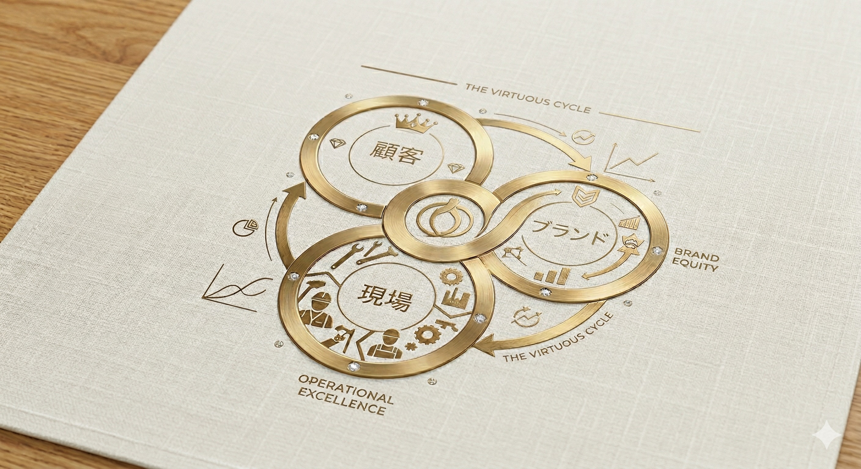 顧客・ブランド・現場 — The Virtuous Cycle
